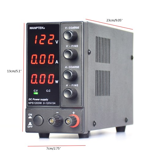 ZASILACZ LABORATORYJNY REGULOWANY DC 0-3A 0-120V