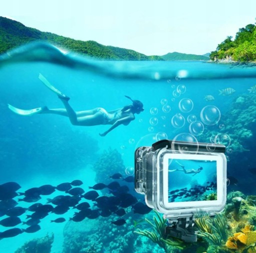 Для GoPro Hero 4 3 Водонепроницаемый чехол Водонепроницаемый