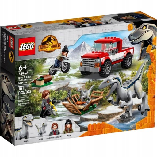 LEGO Jurassic World 76946 Поимка велоцираптора