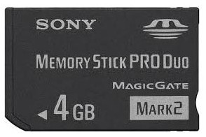 КАРТА SanDisk MEMORY STICK Pro DUO 4 ГБ ПРЕДЛОЖЕНИЕ