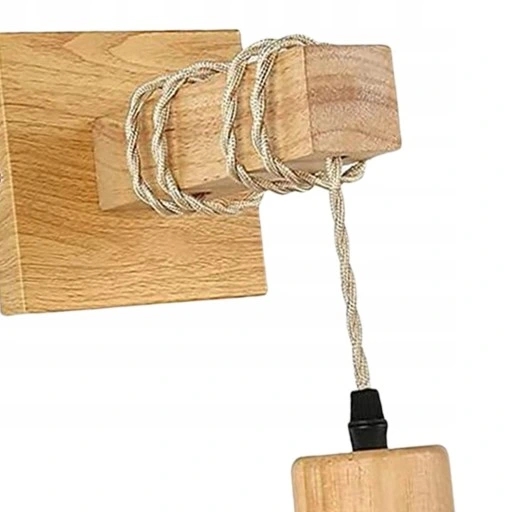 Rattanowy kinkiet ścienny Bambusowa oprawa
