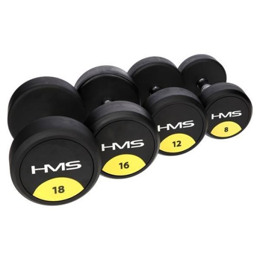 Гантель HG PRO 4 кг HMS с резиновым покрытием