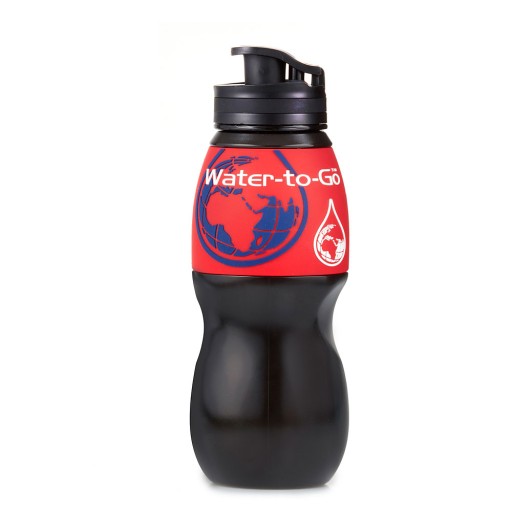 Бутылка-фильтр WaterToGo 0,75 л Красный