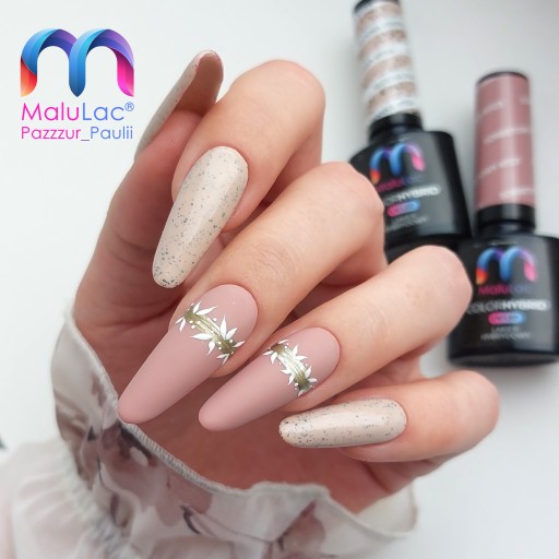 Набор для маникюра 8x гибридный лак MaluLac SWEET FOAM 5г