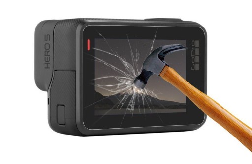 Закаленное стекло 9H Protective SHOOT для камеры GOPRO 7 6 5 Черное (XTGP519)