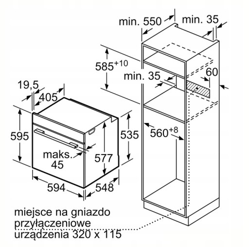 Комплект бытовой техники BOSCH KGN39LBCF+HBG633BB1+BFL634GB1+PVS61RBB5E Черный