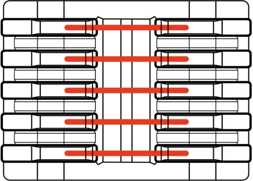 Złączka otwierana przezroczysta 8×0.5-4mm OVOTT44