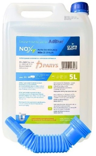 NOXY AD BLUE ADBLUE DIESEL PŁYN KATALICZNY DPF 5L + LEJEK