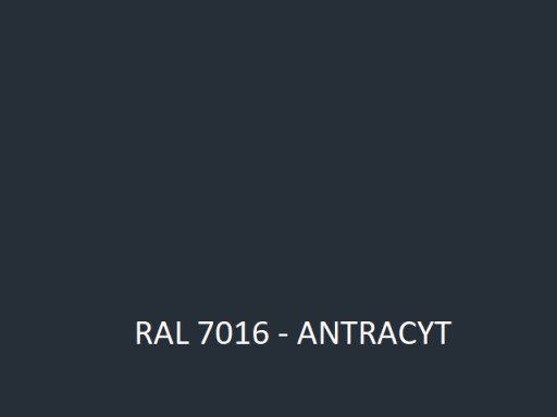 Желобная планка антрацит MAT RAL7016