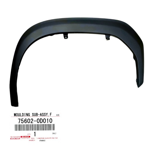 НАКЛАДКА НА КРЫЛО OE TOYOTA YARIS 75602-0D010