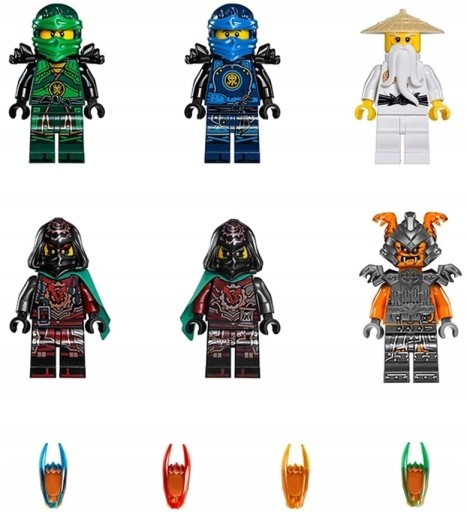 Совместим с Ninjago Time Serpent 70626.