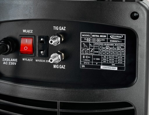 Сварочный аппарат MIGOMAT 3in1 MIG 200A TIG MMA FLUX Weldman