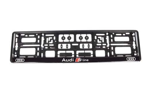 РАМКИ НОМЕРНОГО ЗНАКА AUDI SLINE 2 шт.