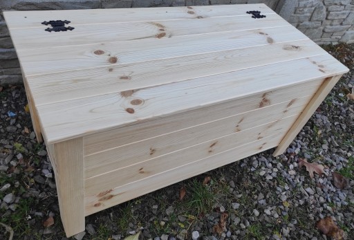 Skrzynia drewniana 80x50x40 NIE MUSISZ SKŁADAĆ