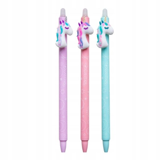 НАБОР Стираемых ручек UNICORN COLORINO, 3 ШТ.