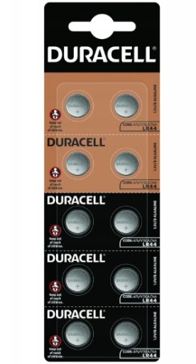 Батарейки Duracell LR44 A76 V13GA AG13 G13 10 штук!