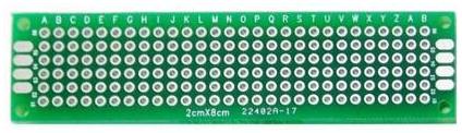 Универсальная плата 20x80 мм, двусторонняя печатная плата PI21Z, идеально подходит для электроники