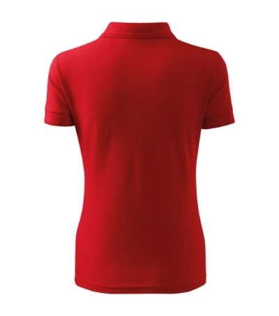 KOSZULKA PIQUE POLO DAMSKA MALFINI 210 BAWEŁNIANA T-SHIRT czerwona L