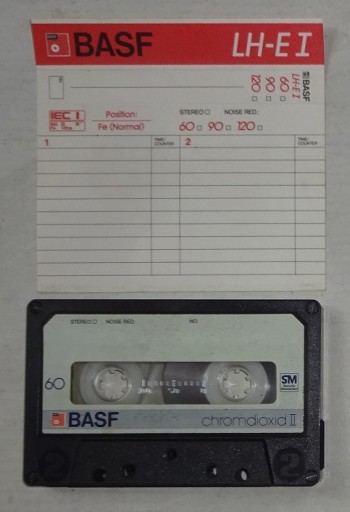 ВИНТАЖНЫЙ КАРТРИДЖ BASF CHROMDIOXID II 60