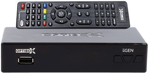 Тюнер-декодер H.265 DVB-T2/HEVC OPTICUM с дистанционным управлением