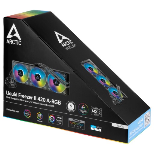 Arctic Liquid Freezer II 420 A-RGB Охлаждение