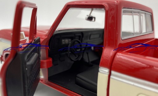 Ford F-150 Custom Pickup 1979 г. 1:24 Motormax 79346