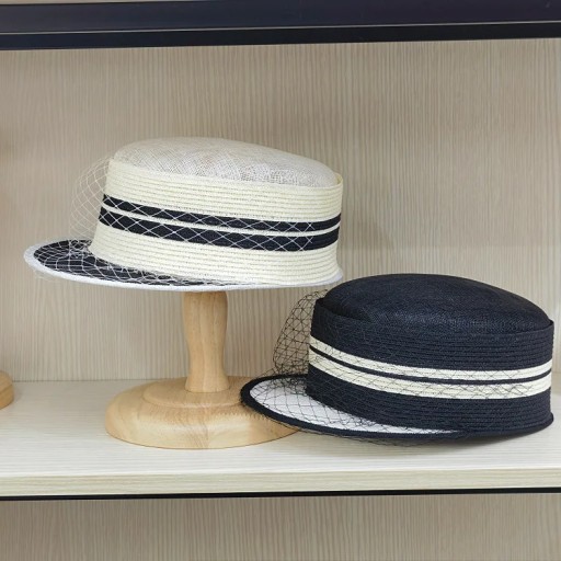 Роскошная дизайнерская шляпа от солнца Fascinator, сетчатая летняя шляпа для женщин, элегантная женская S