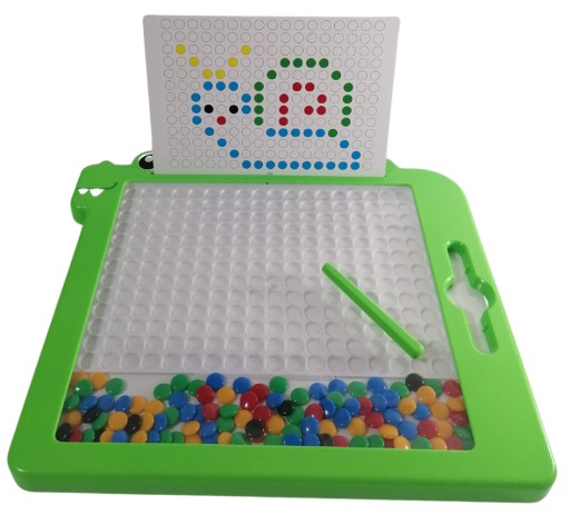 TABLICA MAGNETYCZNA mozaika MAGPAD Montessori XXL SZABLONY DINOZAUR