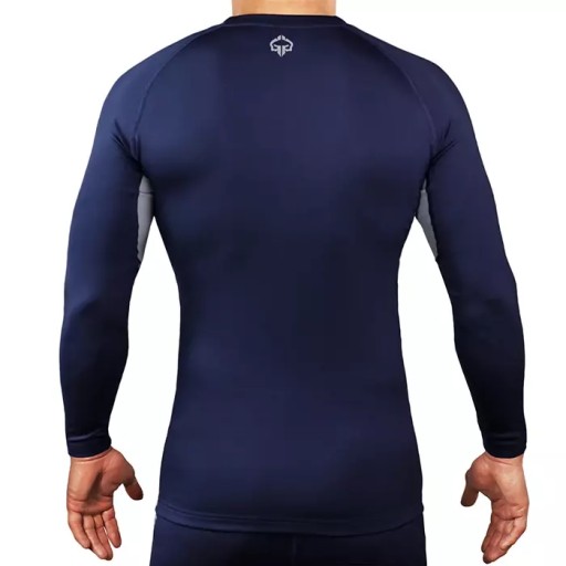 Рашгард Athletic Skin Темно-синий с длинным рукавом M