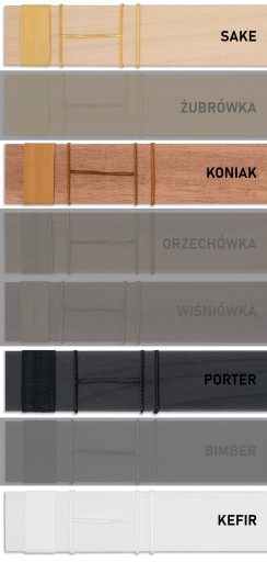 Деревянные жалюзи из абачи на заказ CLICKY 50 мм, 70 × 300 см