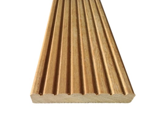 Bangkirai 25x145 Ребристый FAS KD класс