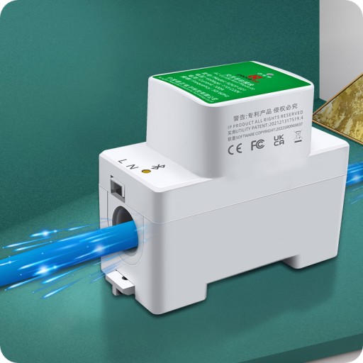 Измеритель тока электроэнергии Tuya WiFi на DIN-рейке