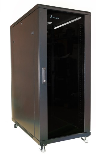 Szafa rack 37U 600x800 Czarna stojąca 19 cali