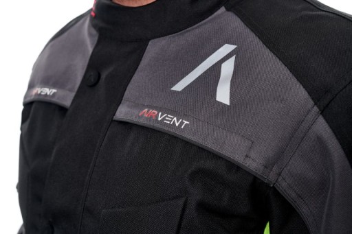 Мотоциклетная куртка ADRENALINE PYRAMID желтая 2.0 PPE 3XL