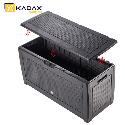 САДОВЫЙ ЯЩИК, БАЛКОН, 310Л, ДЛЯ САДА, БАЛКОН, ТЕРРАСА, КОРИЧНЕВЫЙ