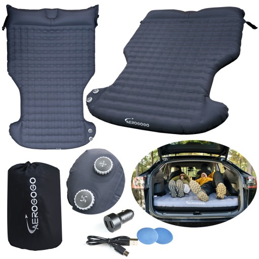MATERAC samopompujący się do samochodu Tesla model Y 2 os. AEROGOGO GC2-01