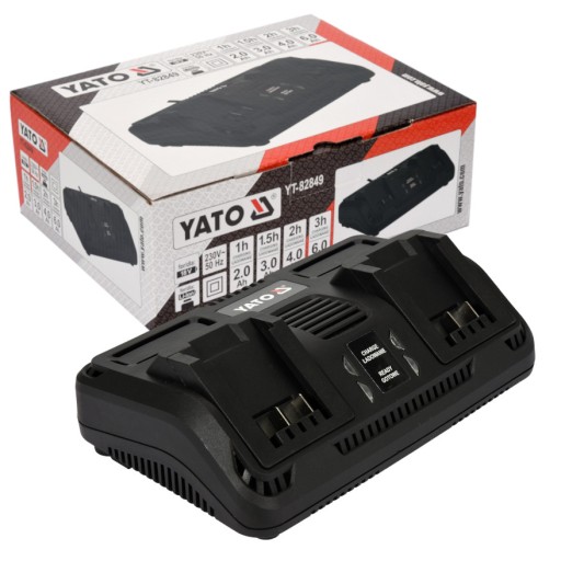 ДВОЙНОЕ ЗАРЯДНОЕ УСТРОЙСТВО YATO 18V YT-82849