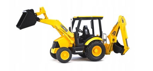 Погрузчик и экскаватор Bruder JCB Midi CX, желтый