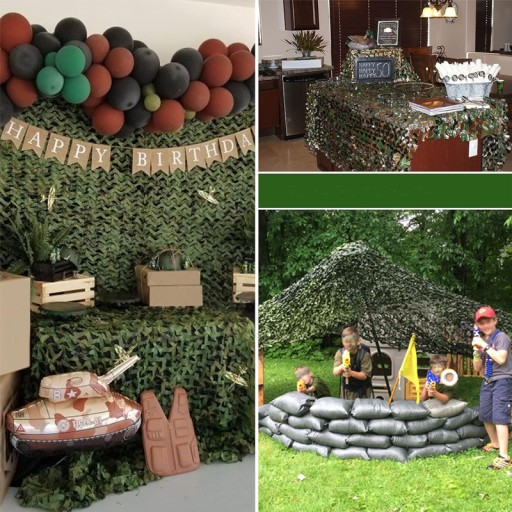Садовая камуфляжная сетка 4х6м в стиле милитари