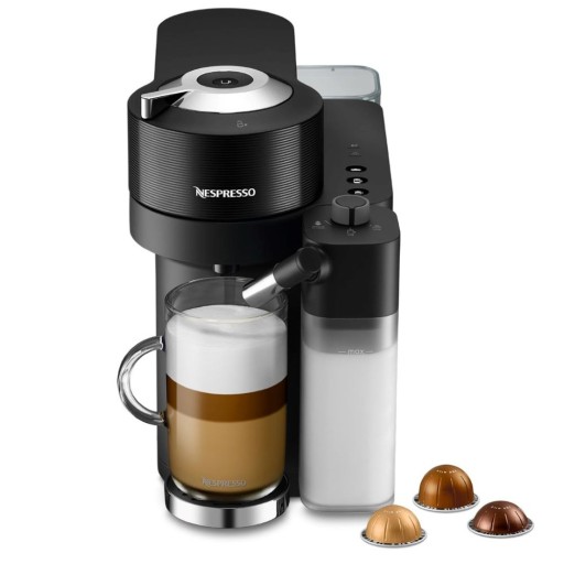 NESPRESSO EKSPRES DO KAWY NA KAPSUŁKI VERTUO LATTISSIMA KAPSUŁKOWY + 19 KAW