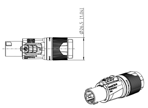 SPEAKON NEUTRIK NL4FXX-W-L РАЗЪЕМ ДИНАМИКА 4-контактный РАЗЪЕМ КАБЕЛЯ