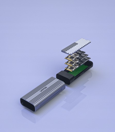КОРПУС ДЛЯ ДИСКА M.2, PCIE, NVME/SATA 10 Гбит/с UNITEK