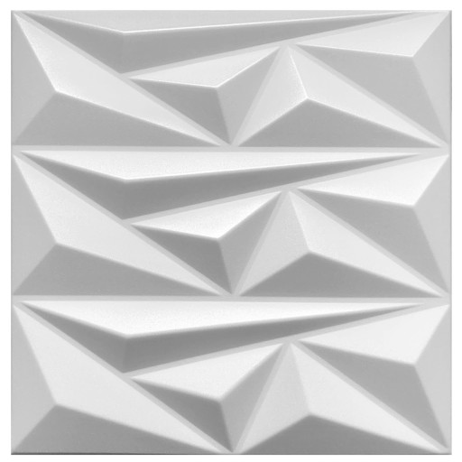 Топаз БЕЛЫЕ СТЕНОВЫЕ ПАНЕЛИ, ДЕКОРАТИВНЫЕ 3D КАССЕТЫ