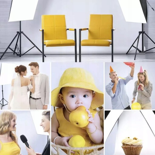 СОФТБОКС ФОТОЛАМПА 50X70 ПОДСВЕТИТЕЛЬ 200см ЛАМПОЧКА 200ВТ