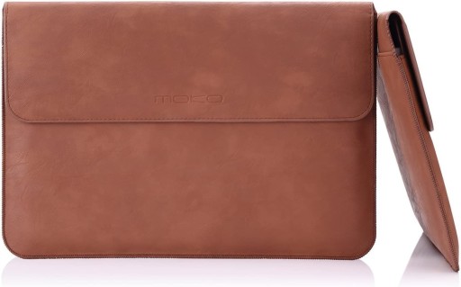 POKROWIEC TORBA DO MACBOOK 12'' SKÓRA PU BRĄZ