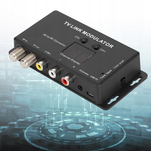 h-TM70 МОДУЛЯТОР UHF TV LINK КОНВЕРТЕР AV В RF