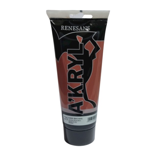 Farba akrylowa 200ml ziemia brunatna Renesans NR25