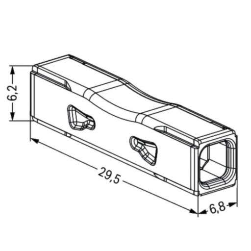 Wago Quick Connector 2x0,75-4 мм² 2773-2401