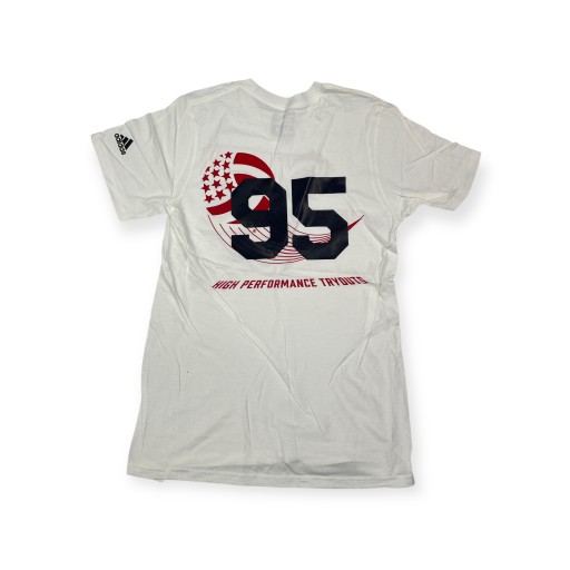 Мужская белая футболка ADIDAS VOLLEYBALL S 95