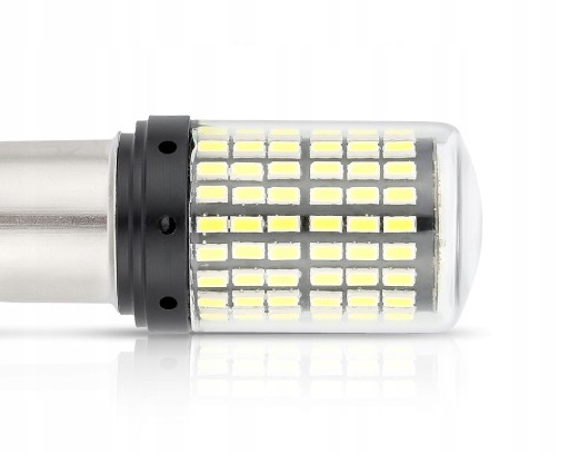2x P21W 144LED SMD 4014 BA15S CANBUS 1156 РЕВЕРС
